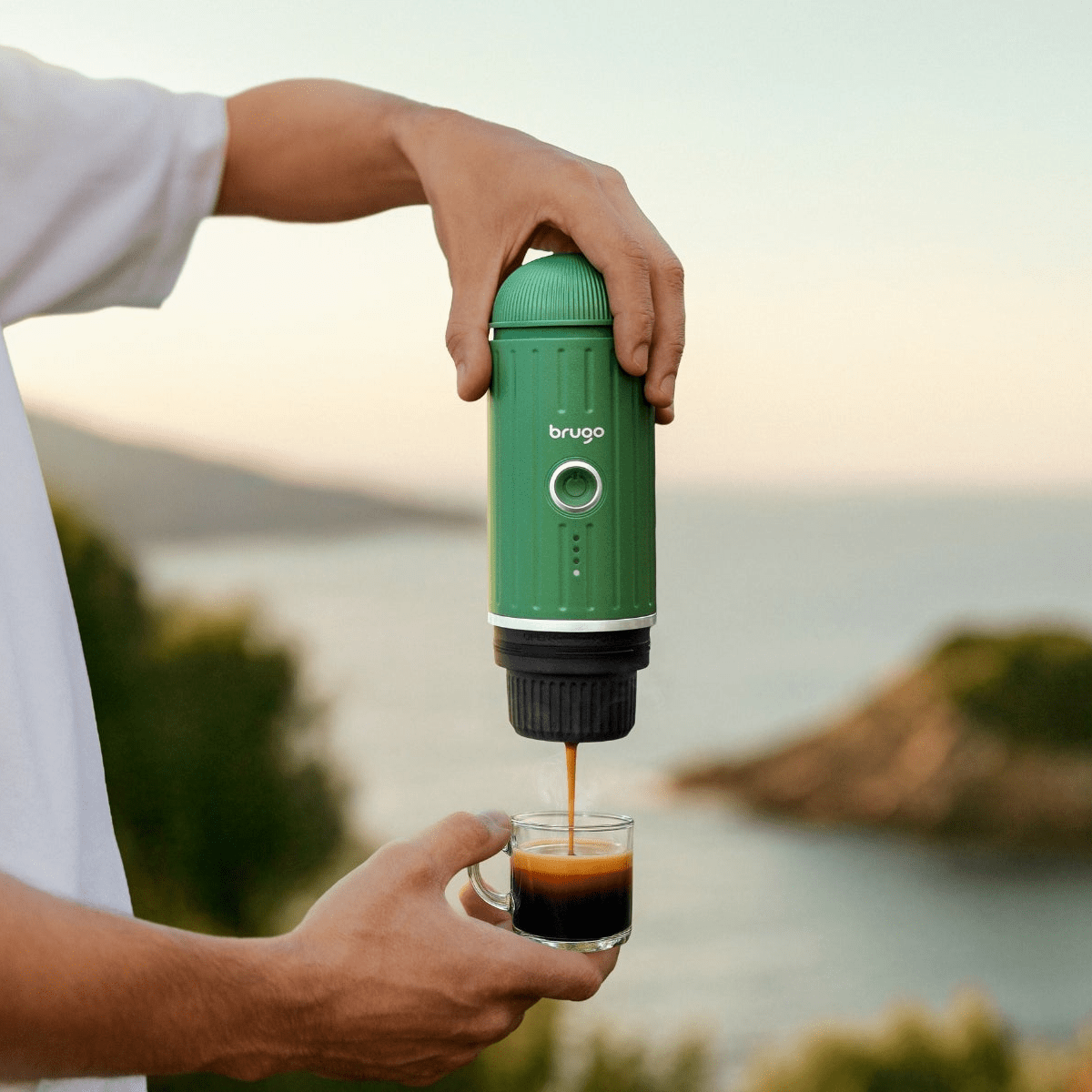Solo Portable Espresso Machine Forest Green