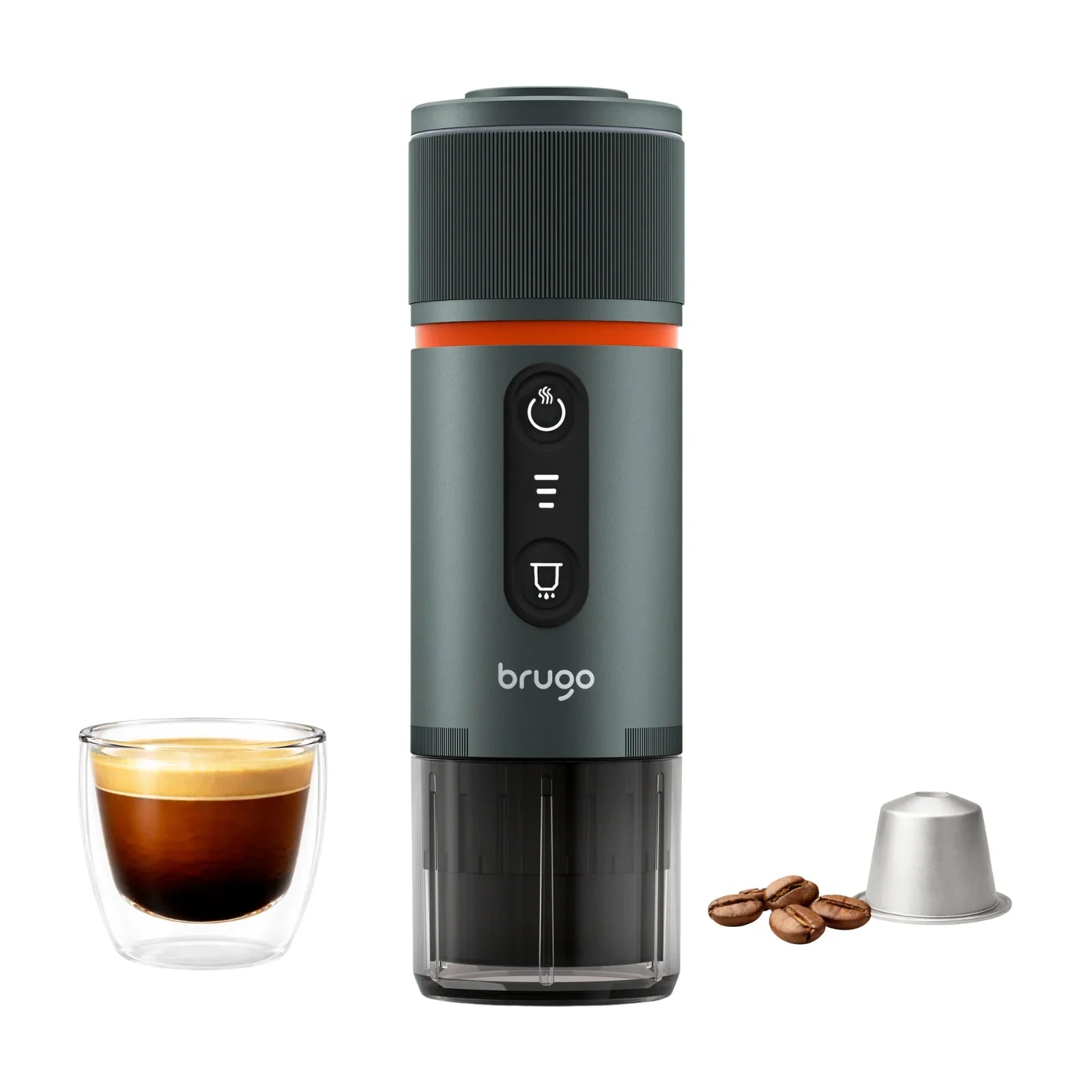 Brugo Portable Espresso Machine (Forest Green)