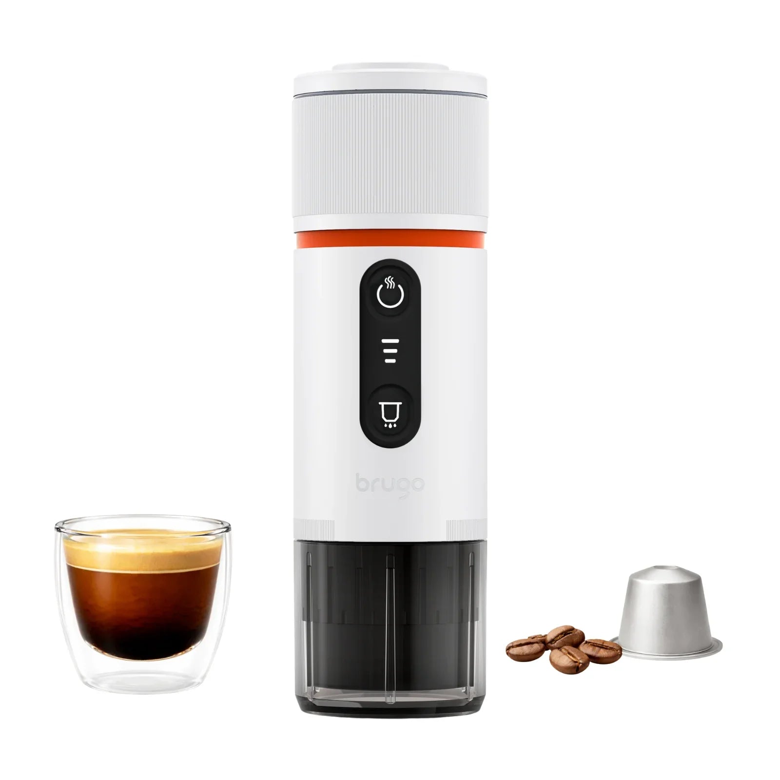 Brugo Portable Espresso Machine (White)